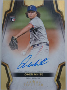 2024 Topps Five Star Autographs Owen White #FSA-OW RC