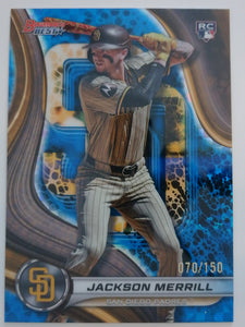 2024 Bowman's Best Blue X-Fractors 070/150 Jackson Merrill #56 RC