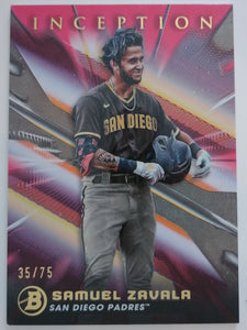 2023 Topps Inception Red 35/75 Samuel Zavala #24