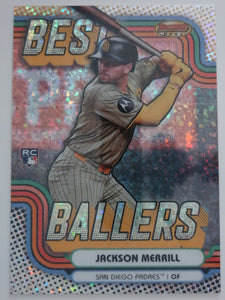 2024 Bowman's Best Best Ballers Mini-Diamond Refractor Jackson Merrill #BB-2 RC