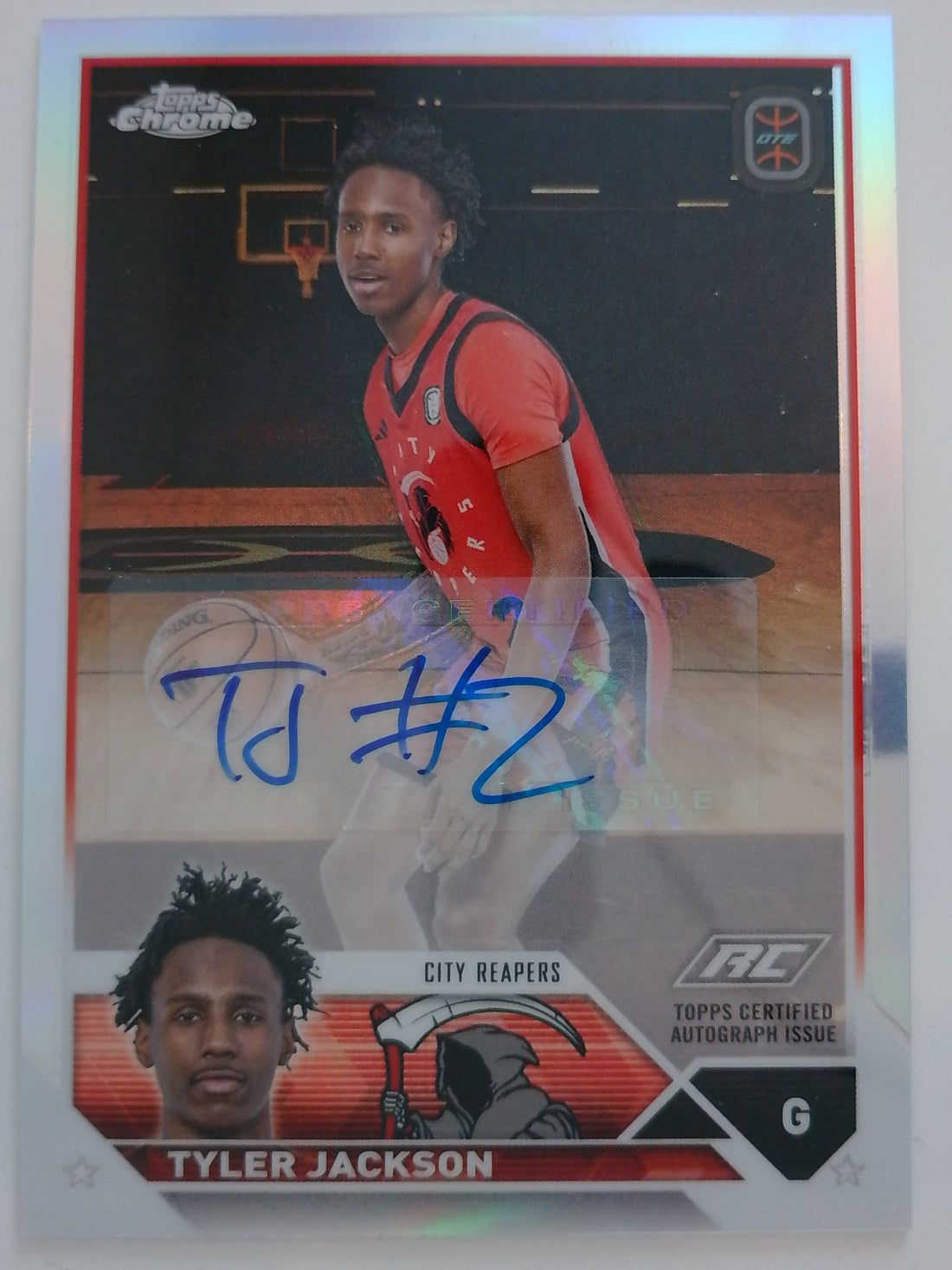 2023-24 Topps Chrome OTE Overtime Elite Autographs Tyler Jackson #A-TJ RC