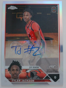 2023-24 Topps Chrome OTE Overtime Elite Autographs Tyler Jackson #A-TJ RC