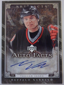 2006-07 Upper Deck Artifacts Auto-Facts Thomas Vanek #AF-TV