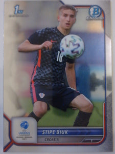 2022 Bowman Chrome Road to UEFA U21 Euros Stipe Biuk #64