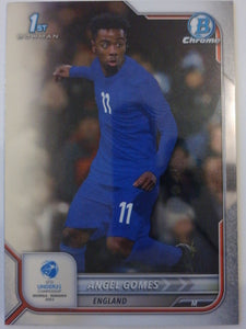 2022 Bowman Chrome Road to UEFA U21 Euros Angel Gomes #80