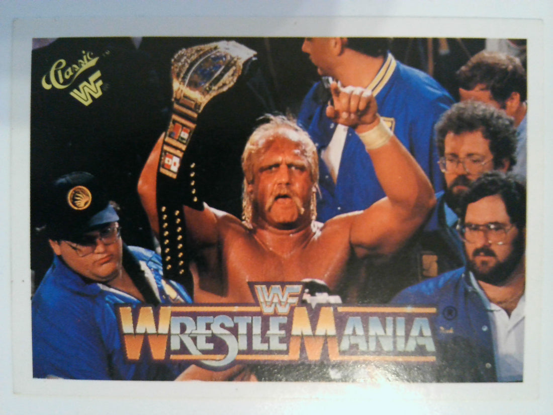 1990 Classic WWF The History of Wrestlemania Hulk Hogan #11