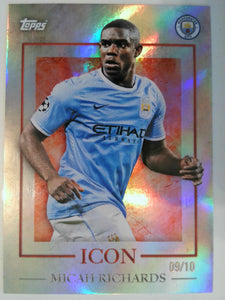 2022-23 Topps Manchester City Team Set Icons 09/10 Micah Richards