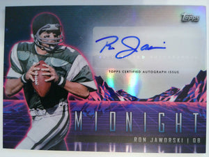2024 Topps Midnight Horizon Signatures Ron Jaworski #HZS-RJ