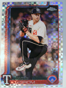 2025 Topps Chrome X-Fractor Jacob DeGrom #214