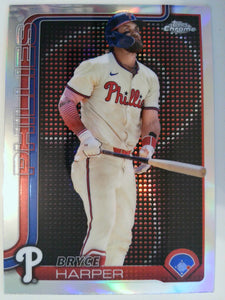 2025 Topps Chrome Lightboard Logo Variation Bryce Harper #150