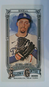 2025 Topps Allen & Ginter Mini A&G Back Blake Snell #62