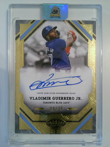 2025 Topps Tier One Tier One Autographs Gold 09/25 Valdimir Guerrero Jr. #T1A-VGJ