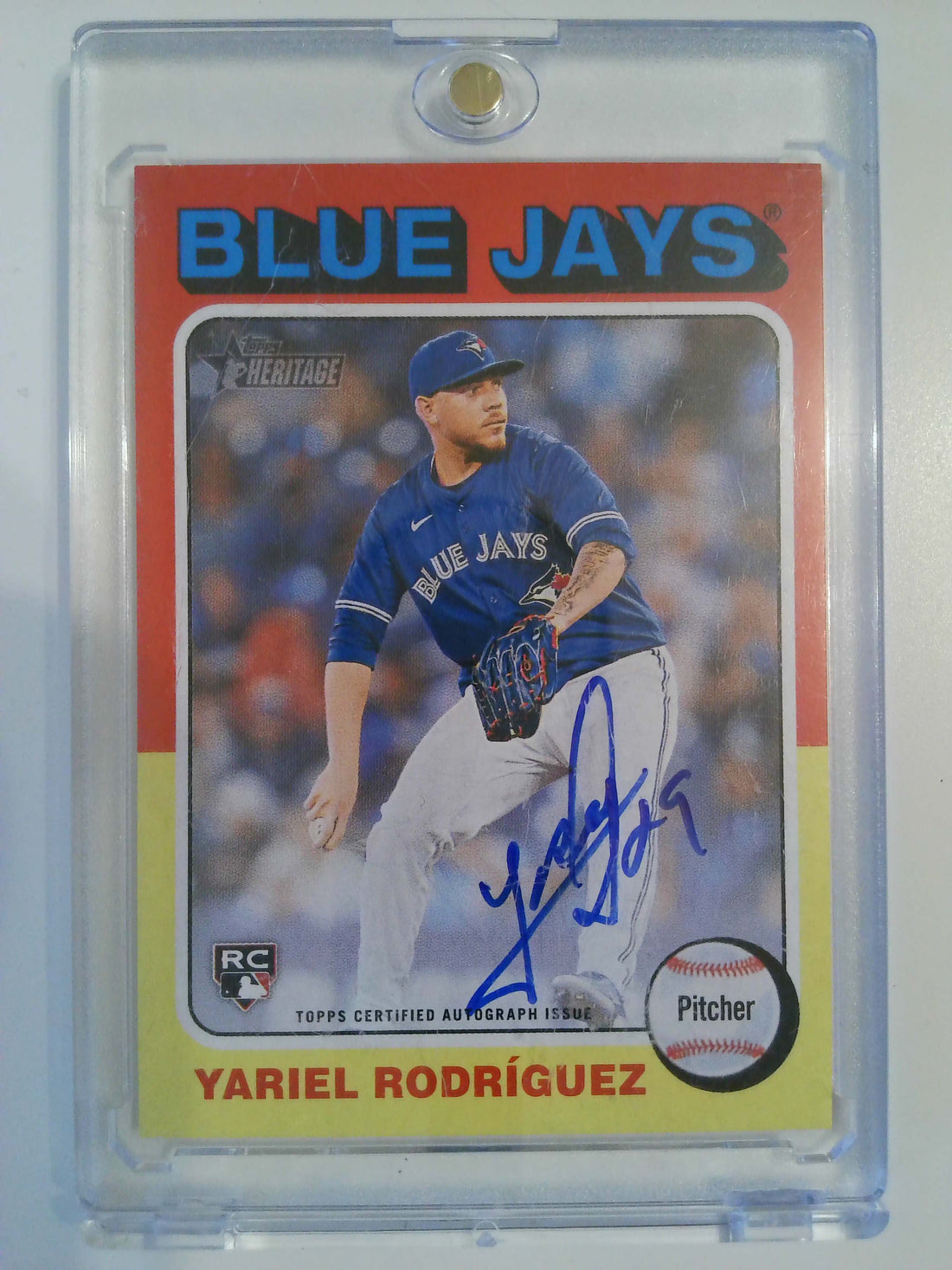 2024 Topps Heritage Rookie Autographs Yariel Rodriguez #ROA-YR RC