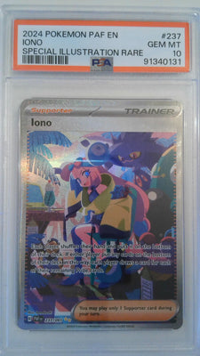 2024 Pokemon PAF EN Special Illustration Rare Iono #237 PSA 10