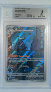 2024 Pokemon Scarlet & Violet Shrouded Fable Dusclops IR #069 BGS 9