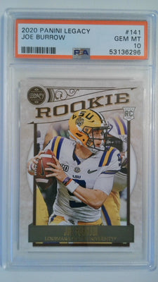 2020 Panini Legacy Joe Burrow #141 RC PSA 10