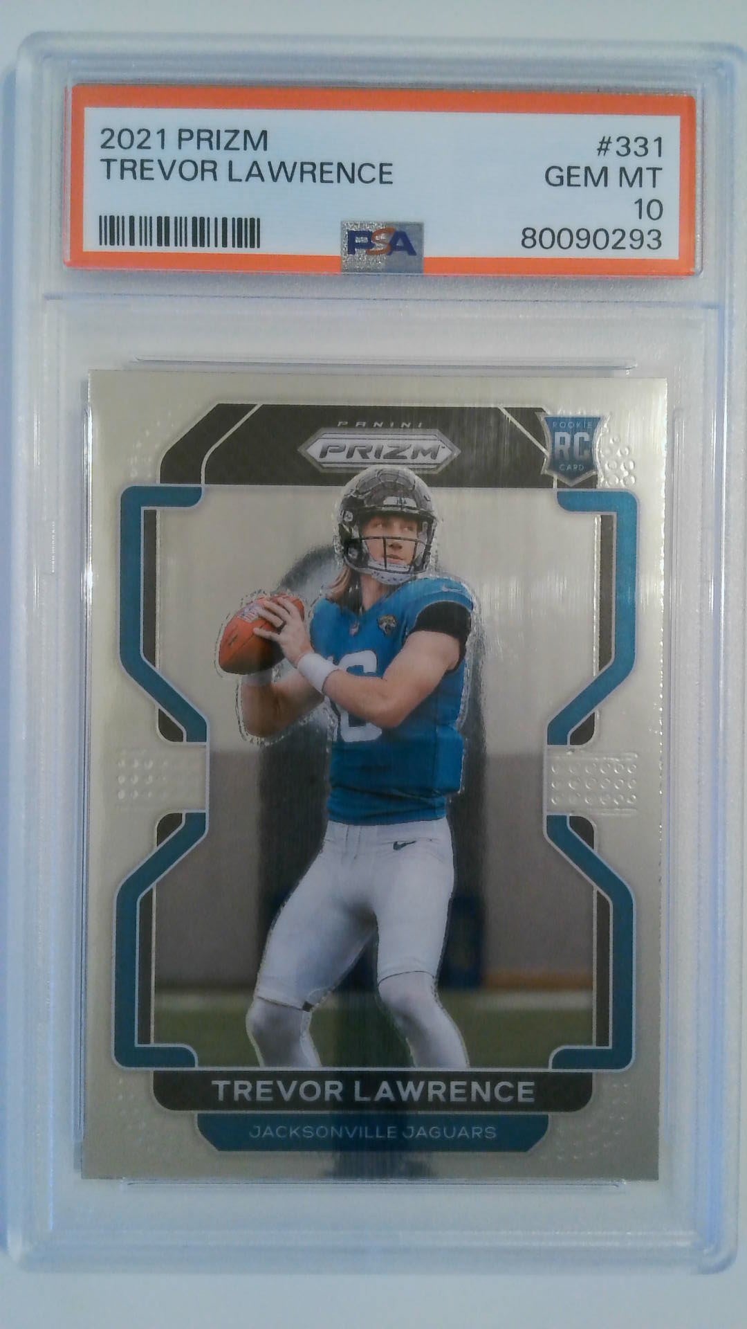 2021 Prizm Trevor Lawrence #331 RC PSA 10