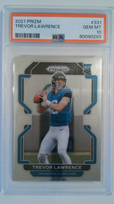 2021 Prizm Trevor Lawrence #331 RC PSA 10