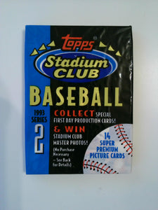 1993 Topps Stadium Club Series 2 Pack (14 cards)