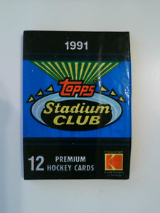 1991 Topps Stadium Club Hockey (12 cards)