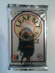 1992 Leaf Baseball Series 1 unopened Pack (15 cards)