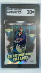 2023 Topps Cosmic Chrome Extraterrestrial Talent Masataka Yoshida #ET-14 SGC 10