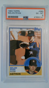 1983 Topps Nolan Ryan #360 PSA 6