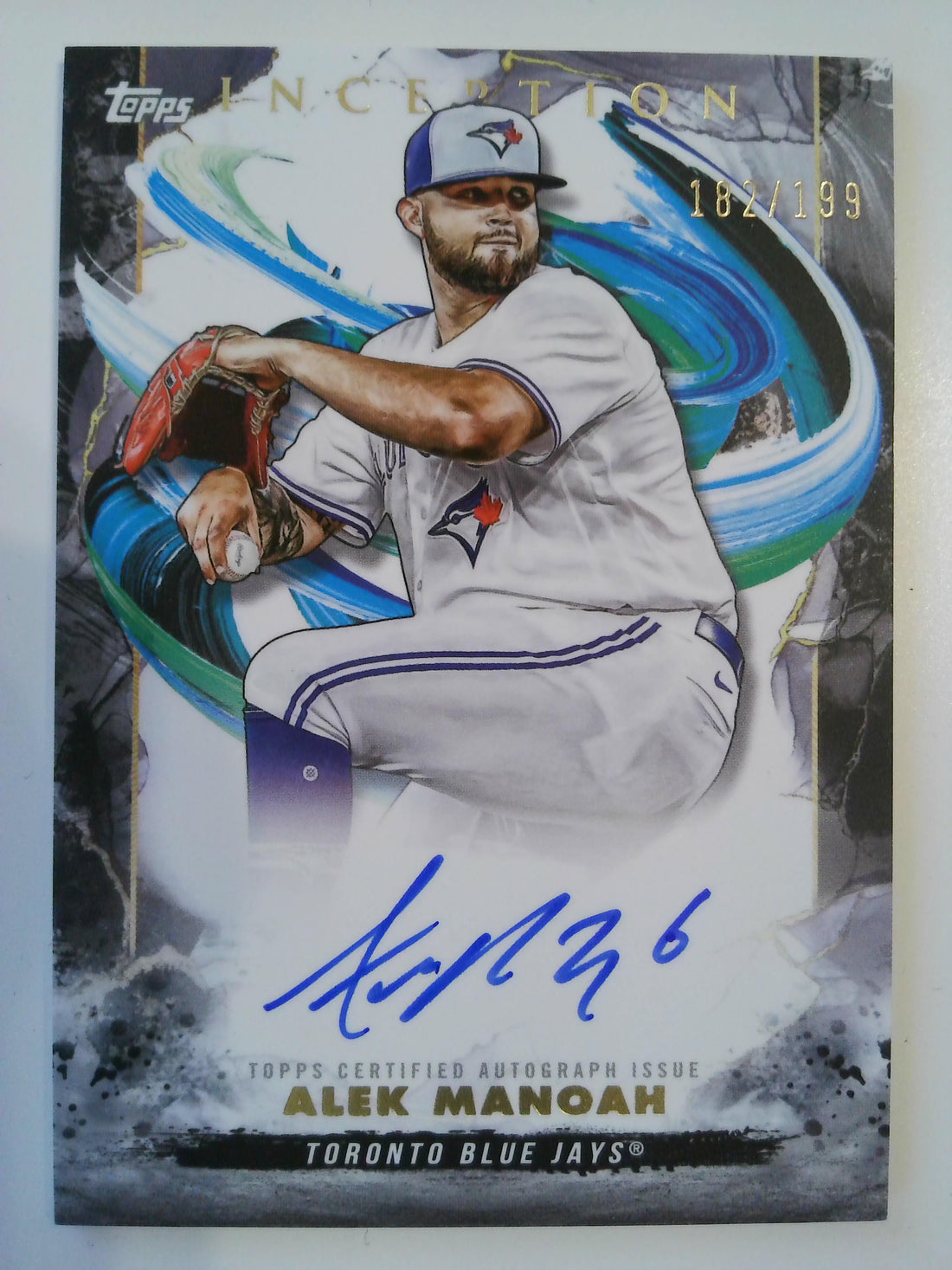 2023 Topps Inception Rookie & Emerging Stars Autographs 182/199 Alek Manoah #BRES-AM