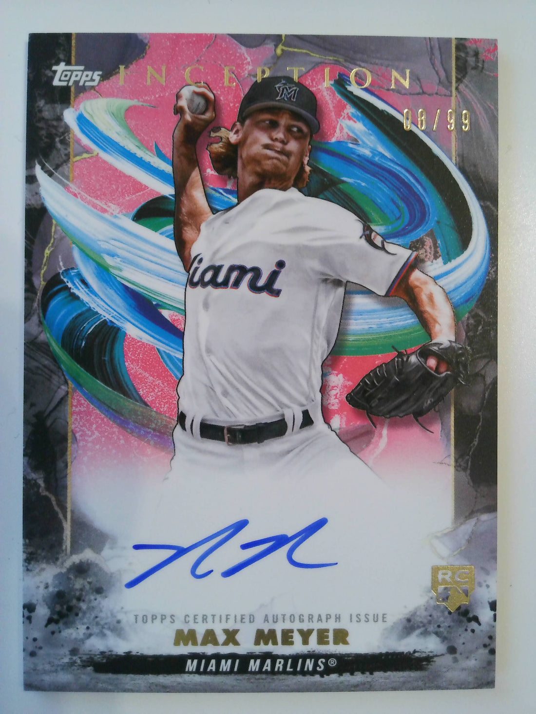 2023 Topps Inception Rookie & Emerging Stars Autographs Magenta 08/99 Max Meyer #BRES-MM RC