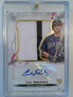 2022 Topps Inception Inception Autograph Jumbo Patch 088/125 Cal Raleigh #IAJP-CR RC