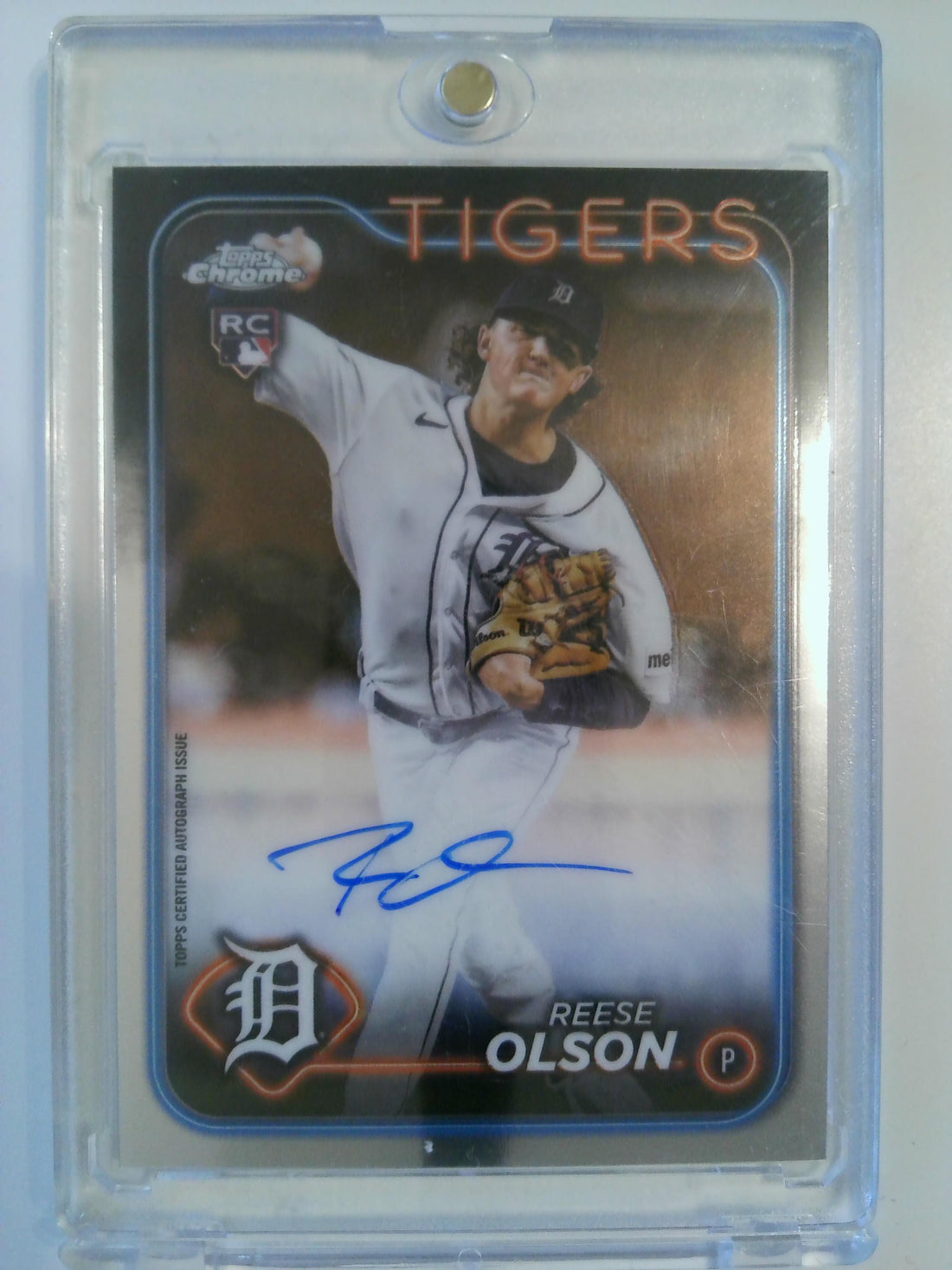 2024 Topps Chrome Rookie Autographs Reese Olson #RA-RO RC