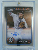 2024 Topps Chrome Rookie Autographs Reese Olson #RA-RO RC
