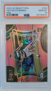 2023-24 Select FIFA Pink 27/75 Viktor Gyokeres #225 PSA 10