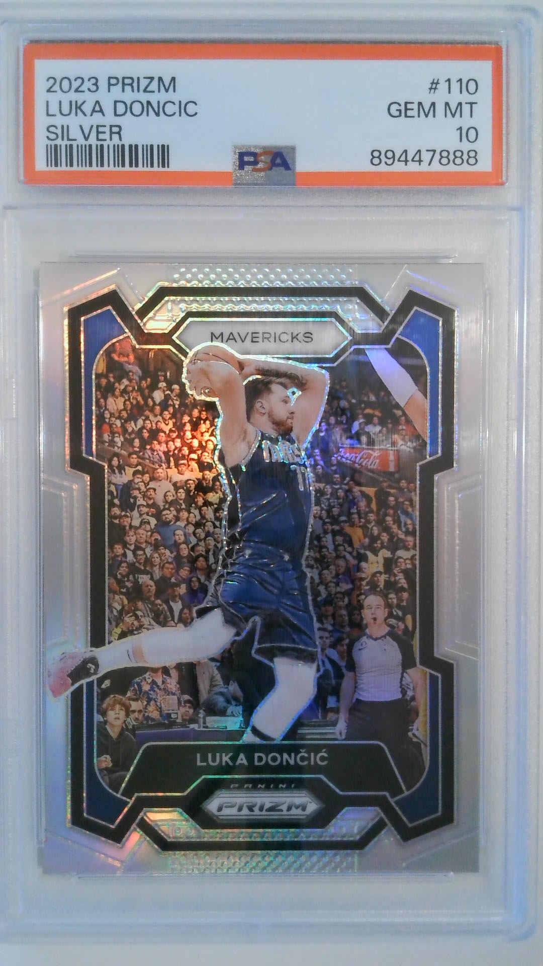 2023 Prizm Silver Prizm Luka Doncic #110 PSA 10