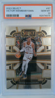 2023 Panini Select Victor Wembanyama #87 RC PSA 10