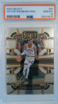 2023 Panini Select Victor Wembanyama #87 RC PSA 10