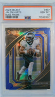 2022 Panini Select Blue Prizm 78/99 Jalen Hurts #307 PSA 10