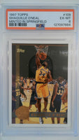 1997 Topps Minted in Springfield Shaquille O'Neal #109 PSA 6