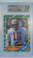 1986 Topps Joe Montana #156 BGS 7.5