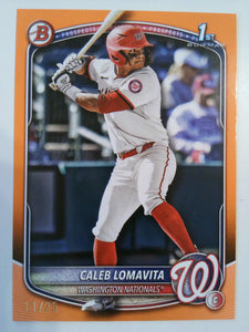 2025 Bowman Prospects Orange 11/25 Caleb Lomavita #BP-120