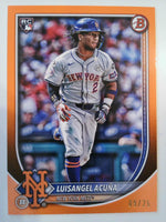 2025 Bowman Orange 09/25 Luisangel Acuna #83 RC
