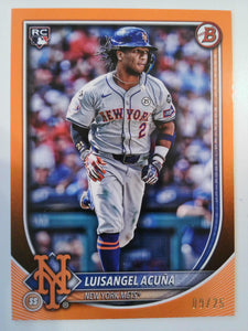 2025 Bowman Orange 09/25 Luisangel Acuna #83 RC