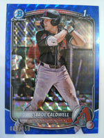 2025 Bowman Chrome Prospects Blue Geometric 006/150 Slade Caldwell #BCP-21