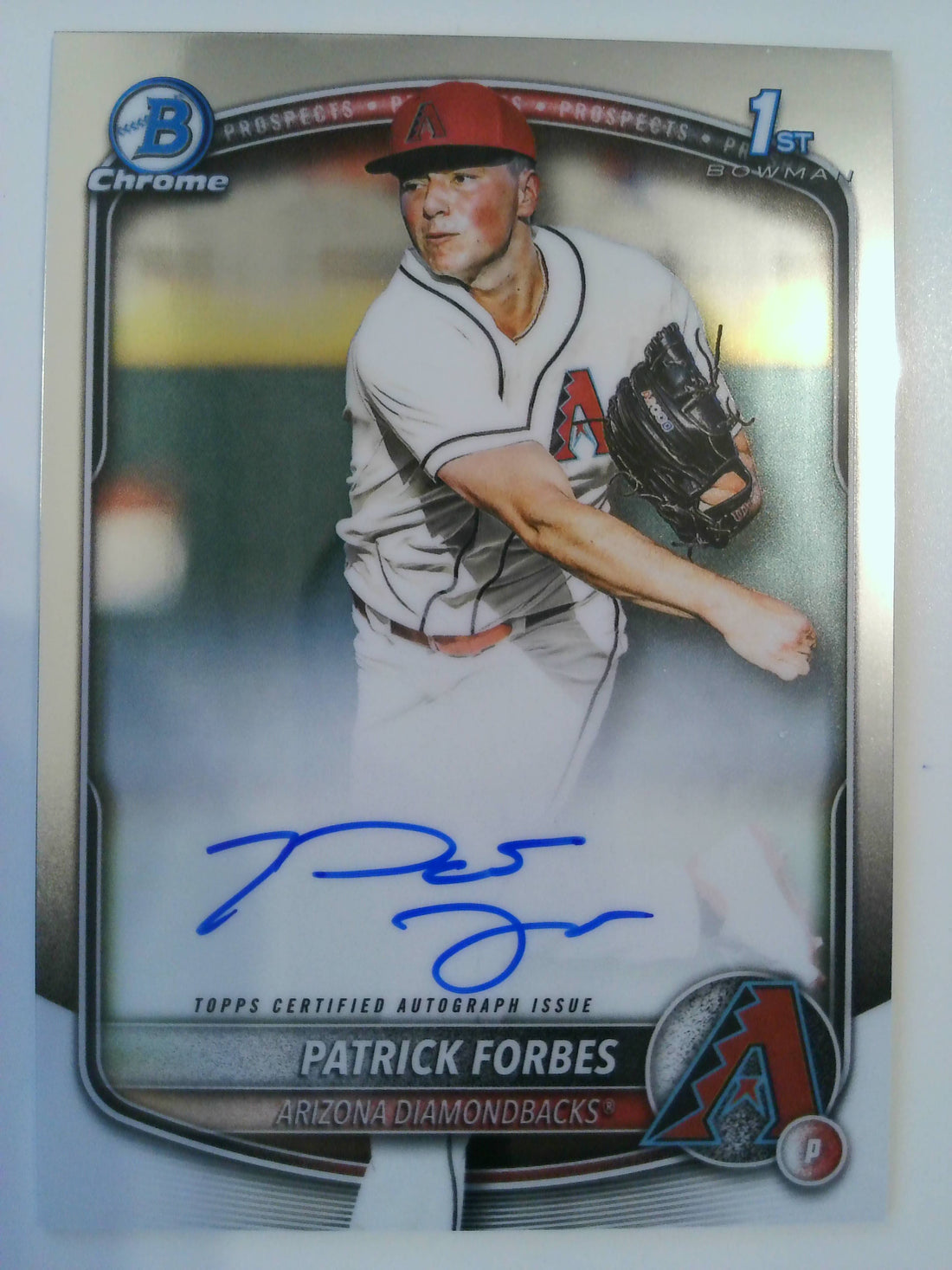 2025 Bowman Chrome Prospects Autograph Patrick Forbes #CPA-PF