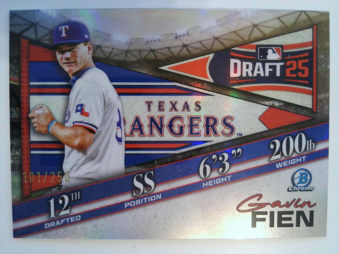 2025 Bowman Draft Night Refractor 101/250 Gavin Fien #BDN-10