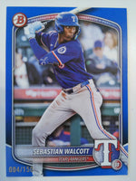 2025 Bowman Draft Blue 004/150 Sebastian Walcott #BD-169