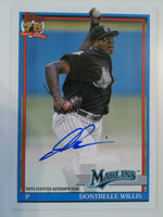 2026 Topps Series 1 1991 Topps Autographs Dontrelle Willis #91A-DON
