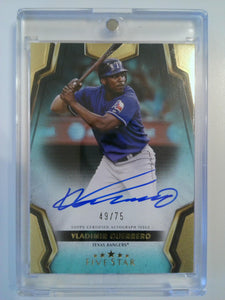 2024 Topps Five Star Autograph Emerald 49/75 Vladimir Guerrero #FSA-VG