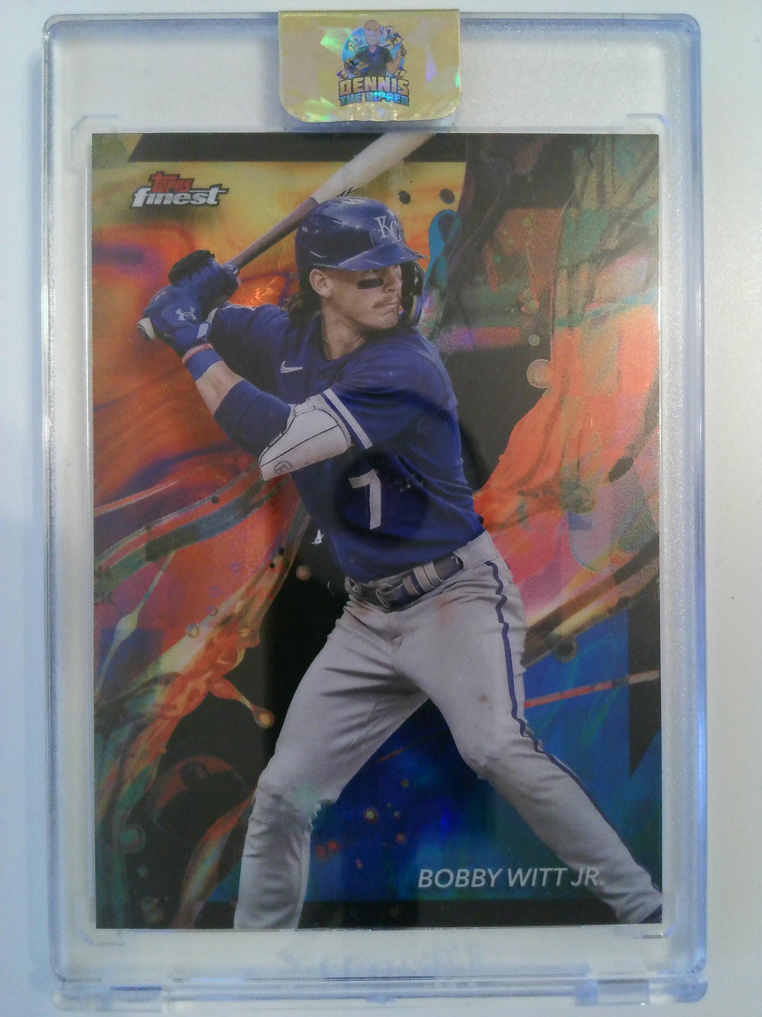 2024 Topps Finest Oil Spill Refractor Bobby Witt Jr. #57