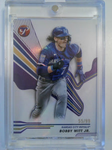 2024 Topps Pristine Purple 55/99 Bobby WItt Jr. #144